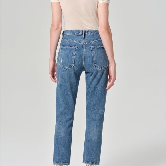 RILEY HIGH RISE STRAIGHT CROP IN FREQUENCY - Picture 2 of 5